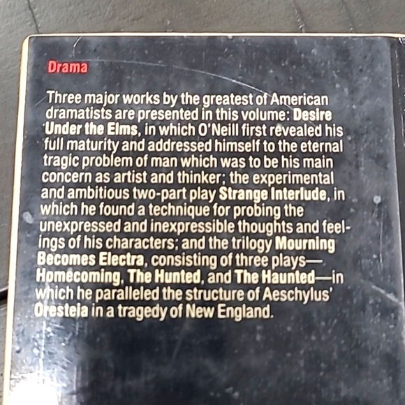 VTG Eugene O'Neil 3 Plays Book - Picture 2 of 5